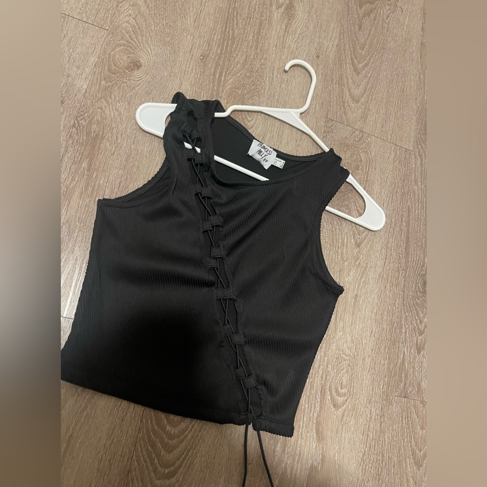 Black Princess Polly Top